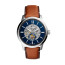 Correa de reloj Fossil ME3154 Cuero Cognac 24mm